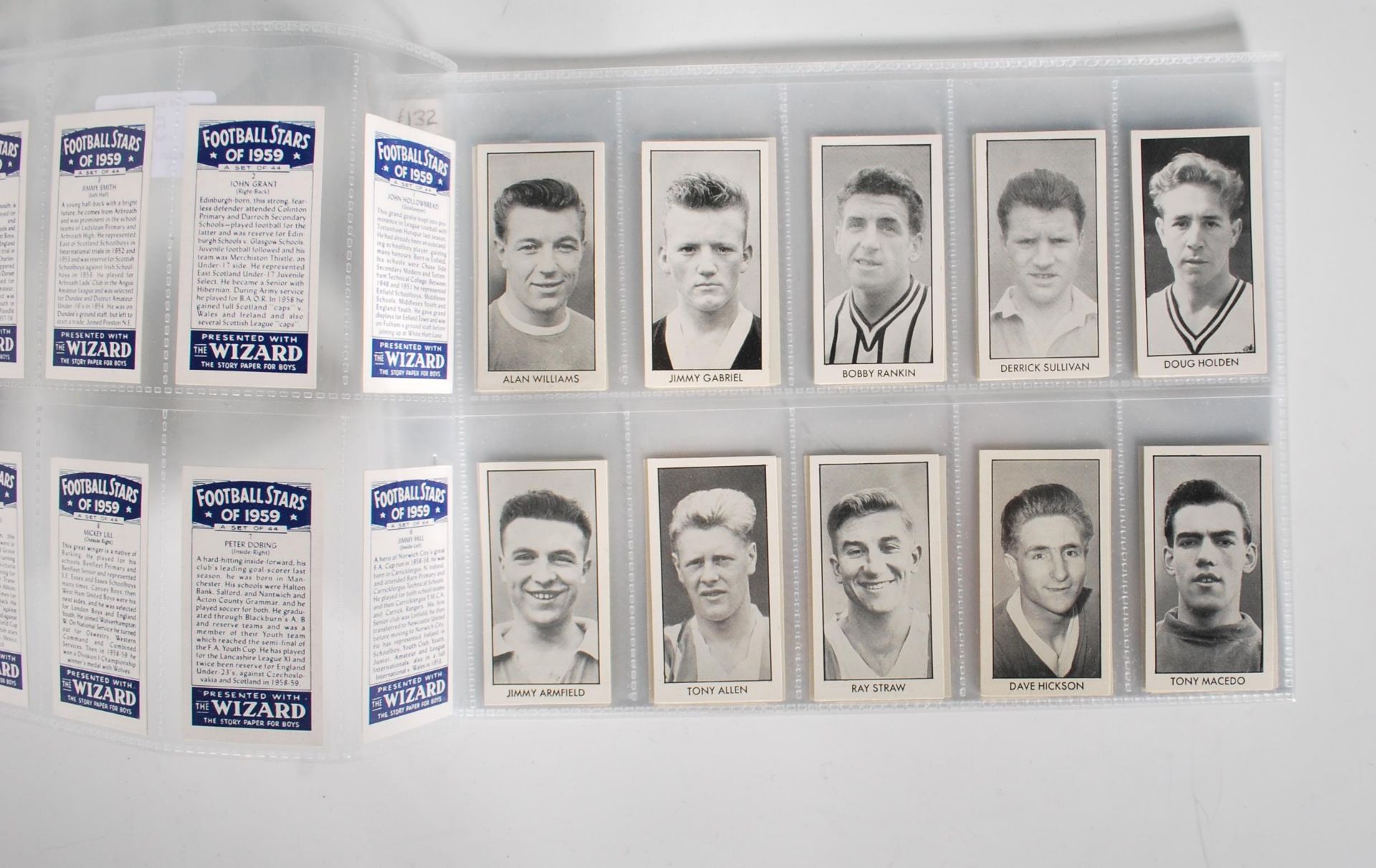 A full set of 44 football trade Cards, Complete Set, D.C. Thomson and Co Footballers Stars of - Bild 2 aus 5