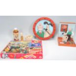 A collection of vintage Wallace and Gromit collectable to include a modelling kit in its original