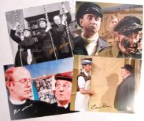 DADS ARMY - SELECTION OF SIGNED / AUTOGRAPHED PHOTOS