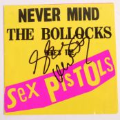 THE SEX PISTOLS - GLEN MATLOCK - BASS PLAYER SIGNED CD COVER