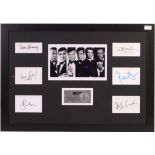 JAMES BOND - INCREDIBLE AUTOGRAPH DISPLAY