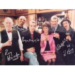 ONLY FOOLS & HORSES CAST MULTI-SIGNED 12X16" PHOTOGRAPH