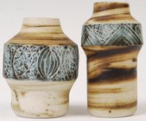 PAIR OF JOHN BEUSMANS FOR CARN POTTERY STUDIO POTT