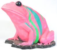 IMPRESSIVE LARGE 20TH CENTURY PSYCHEDELIC TREEFROG