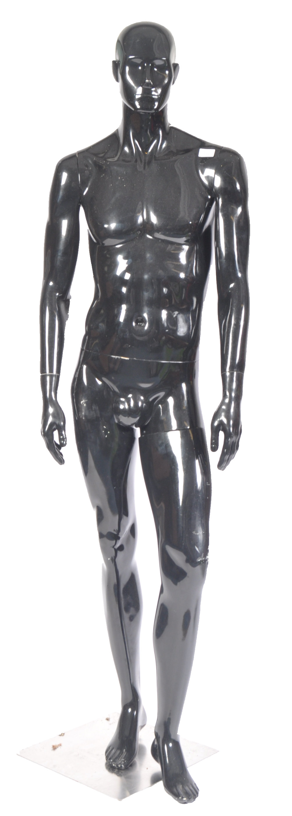 CONTEMPORARY 20TH CENTURY BLACK PLASTIC MALE MANNE