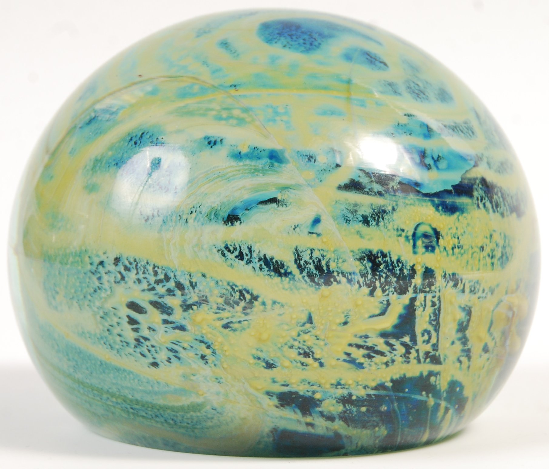 MDINA SAND & SEA MALTESE SWIRL STUDIO ART GLASS PA - Image 2 of 5