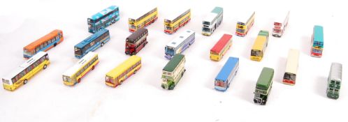 COLLECTION OF ASSORTED DIECAST CORGI OOC 1/76 BUSES