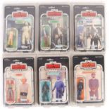 COLLECTION OF RECARDED STAR WARS ACTION FIGURES