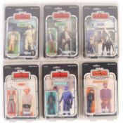 COLLECTION OF RECARDED STAR WARS ACTION FIGURES