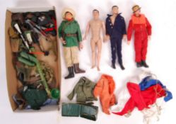 GOOD COLLECTION OF VINTAGE ACTION MAN ACCESSORIES & FIGURES