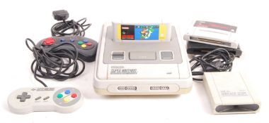 SNES SUPER NINTENDO ENTERTAINMENT SYSTEM WITH GAME