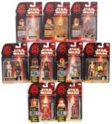 COLLECTION OF ASSORTED CARDED STAR WARS FIGURES