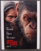 PLANET OF THE APES - ANDY SERKIS - AUTOGRAPHED POSTER
