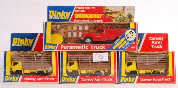 ASSORTED VINTAGE DINKY SCALE DIECAST VEHICLES