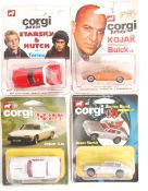 COLLECTION OF FOUR CARDED CORGI JUNIOR DIECAST MODELS