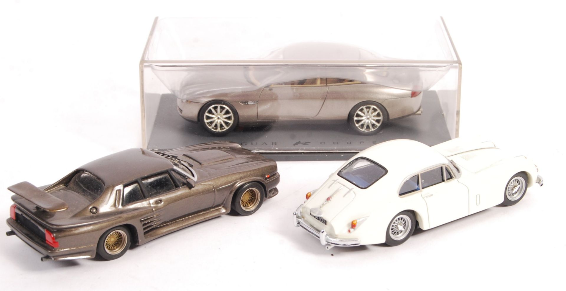 COLLECTION OF JAGUAR 1/43 SCALE WHITE METAL DIECAST MODELS - Image 2 of 4