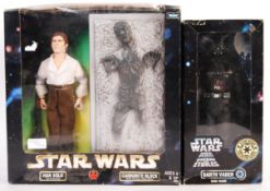 TWO BOXED STAR WARS COLLECTOR SERIES ACTION FIGURE