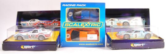 COLLECTION OF SCALEXTRIC 1/32 SCALE SLOT RACING CARS