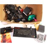 SINCLAIR ZX SPECTRUM + 128K ' TOASTRACK ' CONSOLE AND ADD ONS