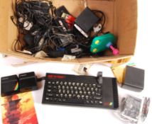 SINCLAIR ZX SPECTRUM + 128K ' TOASTRACK ' CONSOLE AND ADD ONS