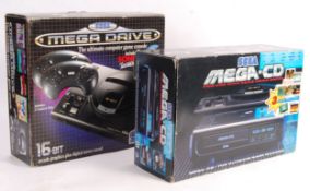 TWO RARE SEGA MEGA DRIVE & SEGA MEGA-CD EMPTY BOXE