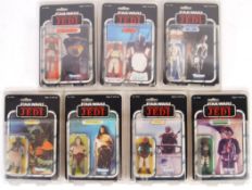 COLLECTION OF RECARDED STAR WARS FIGURES