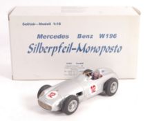 CMC 1/18 SCALE MERCEDES BENZ W196 #12 RACING CAR