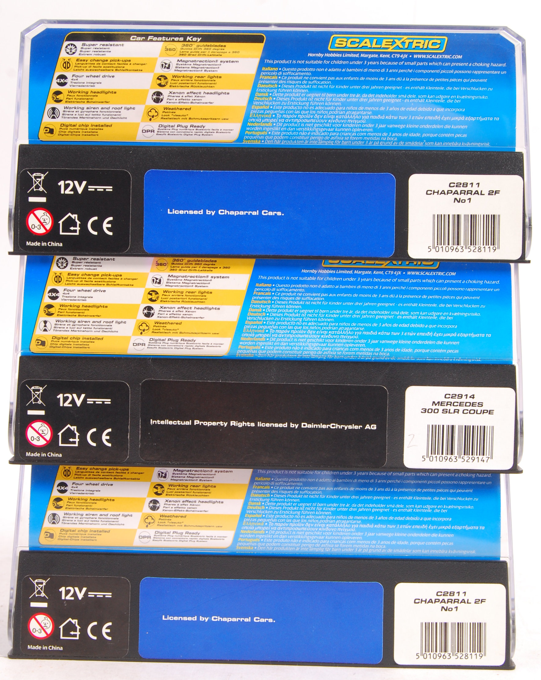 Scalextric - a collection of x3 Scalextric ' The Classic Collection ' 1 ...