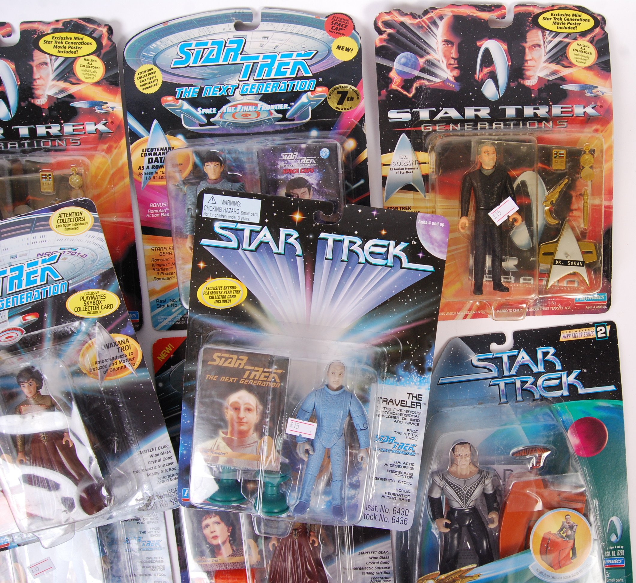 STAR TREK PLAYMATES CARDED ACTION FIGURES - NEXT G - Image 3 of 5