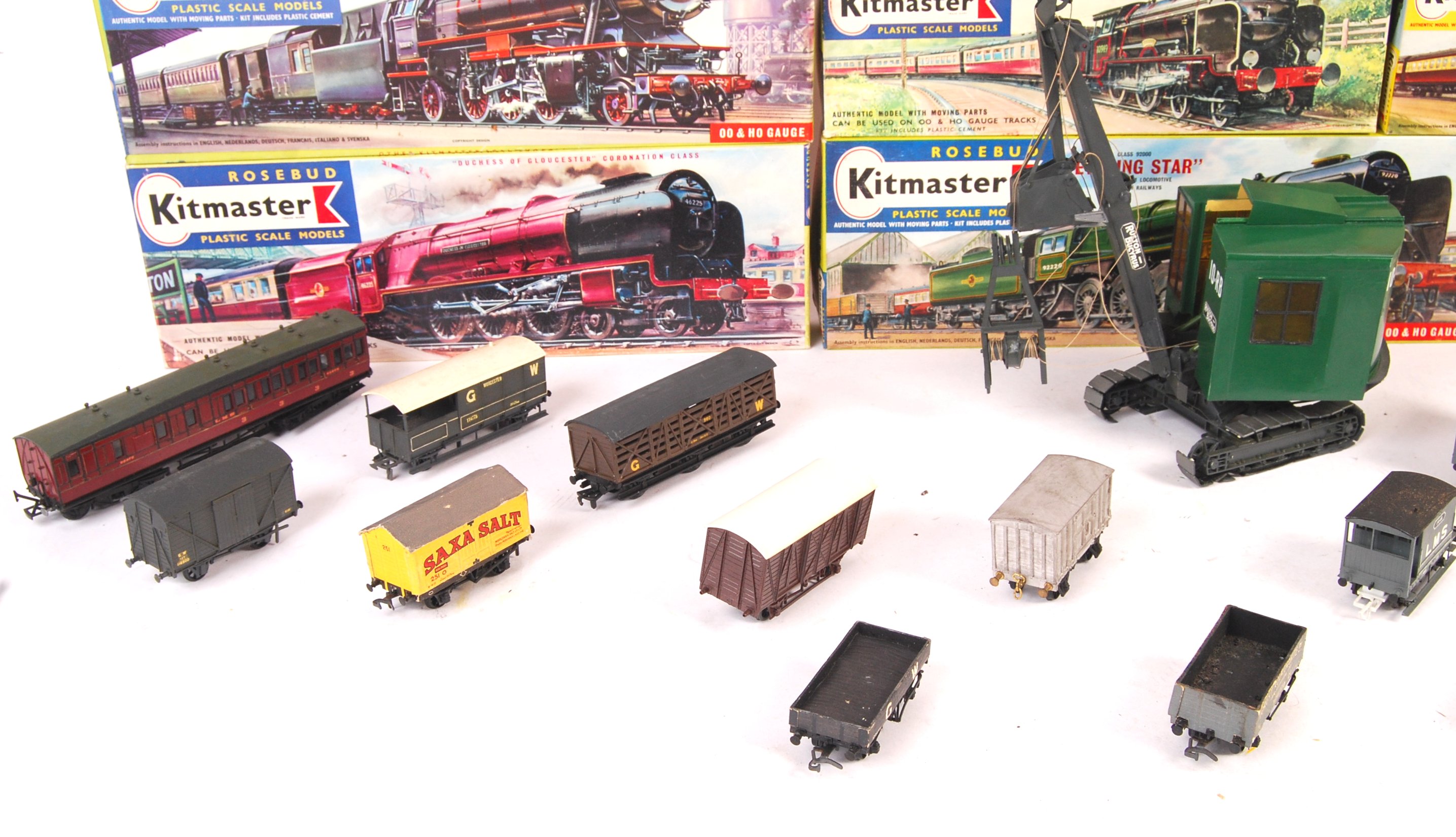 COLLECTION OF ASSORTED KIT BUILT MODEL RAILWAY LOCOS AND WAGONS - Image 2 of 6