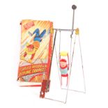RARE 1950'S FEARLESS FREDDIE FLYING TRAPEZE CLOCKWORK TOY