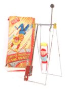 RARE 1950'S FEARLESS FREDDIE FLYING TRAPEZE CLOCKWORK TOY