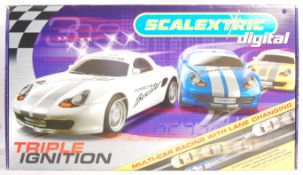 SCALEXTRIC DIGITAL TRIPLE IGNITION BOXED SLOT RACING SET