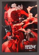 HELLBOY - DAVID HARBOUR - AUTOGRAPHED A3 MINIPOSTER