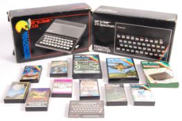 VINTAGE SINCLAIR ZX81 & ZX SPECTRUM 48K VIDEO GAMES CONSOLES