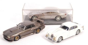 COLLECTION OF JAGUAR 1/43 SCALE WHITE METAL DIECAST MODELS