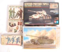 COLLECTION OF 1/35 SCALE MILITARY TANK PLASTIC KIT