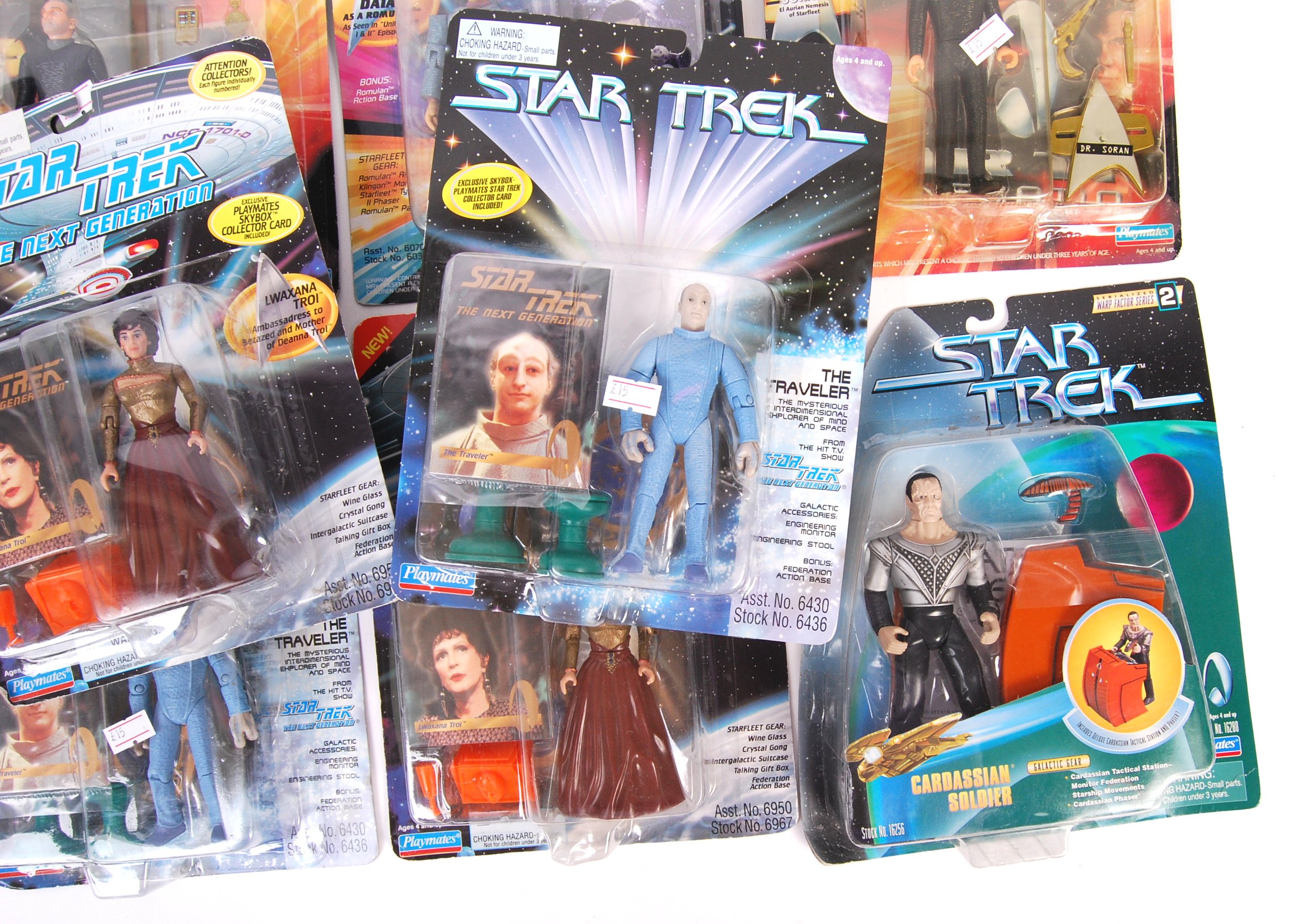 STAR TREK PLAYMATES CARDED ACTION FIGURES - NEXT G - Image 5 of 5