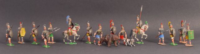 RARE COLLECTION OF VINTAGE HEYDE LEAD ROMAN SOLDIERS