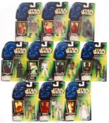 COLLECTION OF ASSORTED CARDED STAR WARS FIGURES