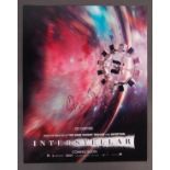 INTERSTELLAR - CHRISTOPHER NOLAN DIRECTOR - SIGNED POSTER