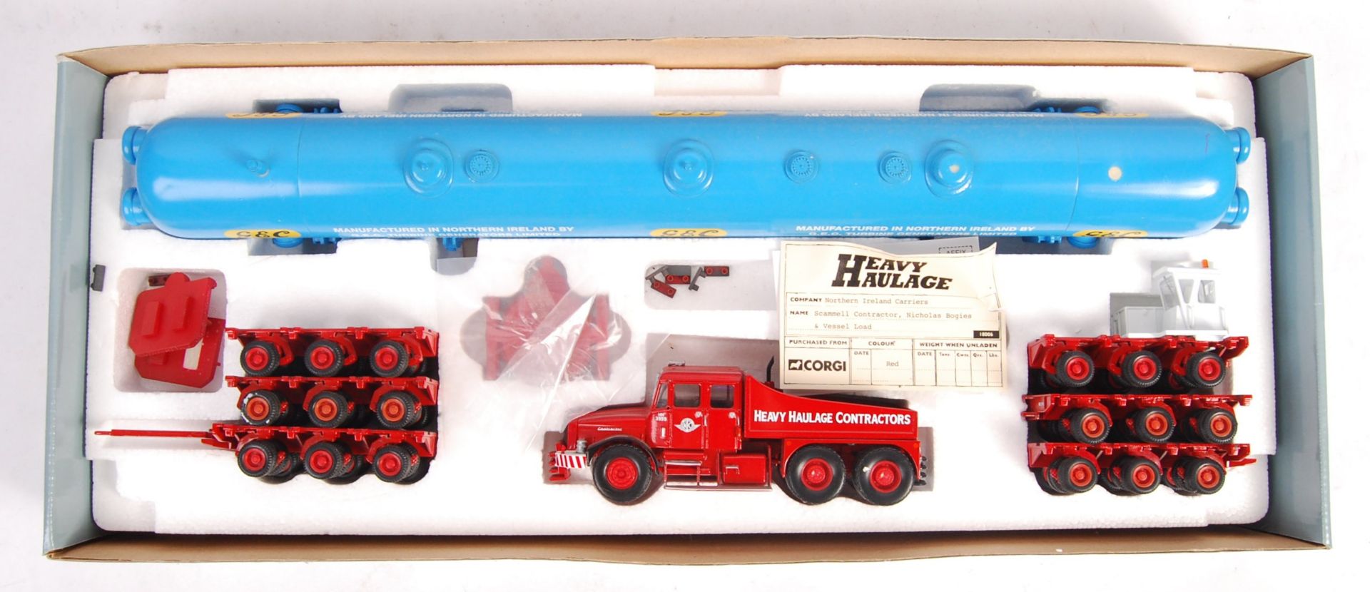 CORGI HEAVY HAULAGE BOXED DIECAST MODEL HAULIERS SET - Image 2 of 3