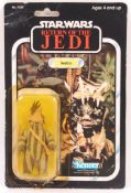 STAR WARS TEEBO ACTION FIGURE ON RETURN OF THE JEDI CARD