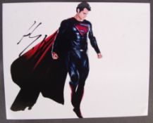 HENRY CAVILL - SUPERMAN MAN OF STEEL - SIGNED 8X10