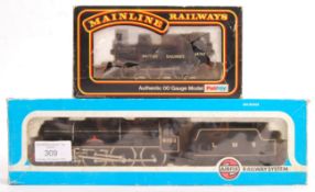 TWO 00 / OO GAUGE MODEL RAILWAY TRAINSET LOCOMOTIVES