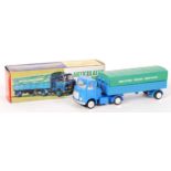 VINTAGE 1960'S LUCKY TOYS ' ARTICULATED LORRY ' FRICTION TOY