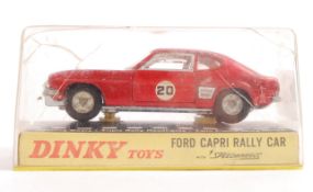 ORIGINAL VINTAGE DINKY 213 FORD CAPRI RALLY CAR