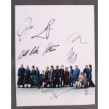 FANTASTIC BEASTS - AUTOGRAPHED CAST POSTER - REDMAYNE, LAW ETC