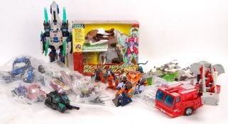 COLLECTION OF ASSORTED VINTAGE TRANSFORMERS TOYS