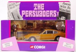 CORGI THE PERSUADERS ASTON MARTIN DBS AND FIGURE SET